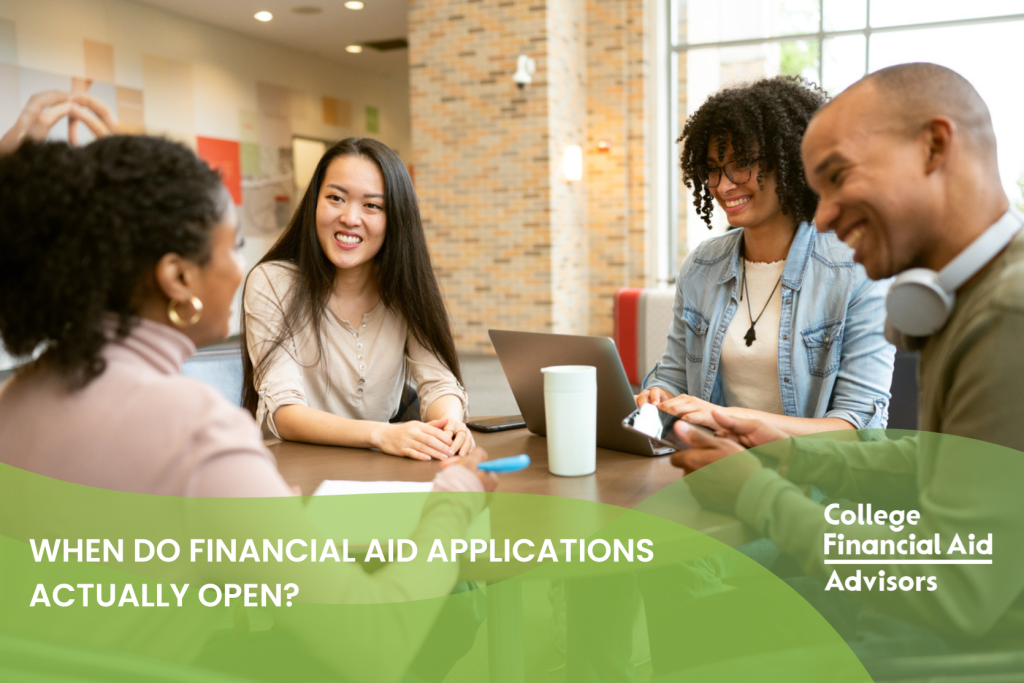 When do Financial Aid Applications open