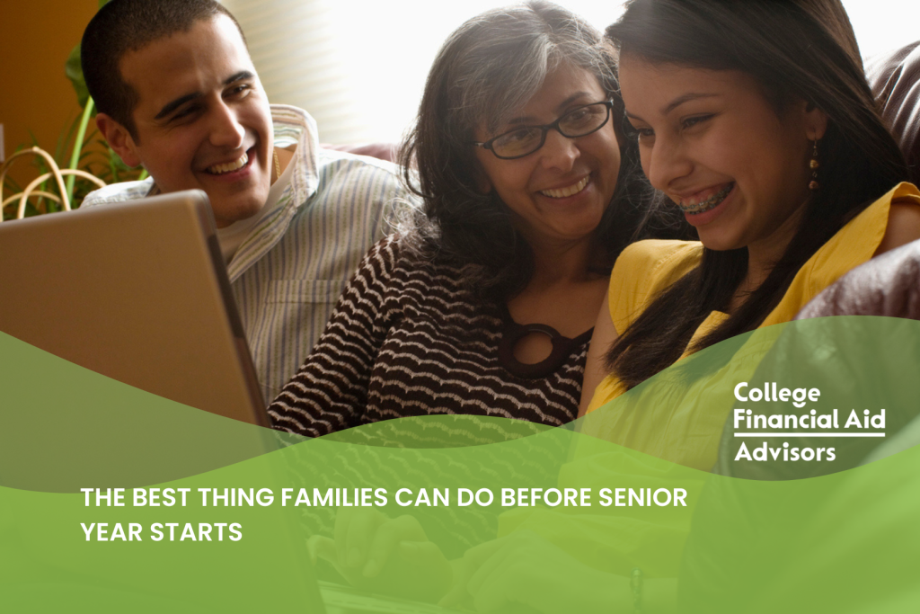 The Best Thing Families Can Do Before Senior Year Starts